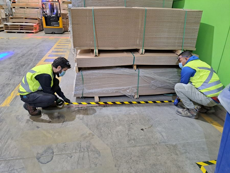Estación de seguridad en planta